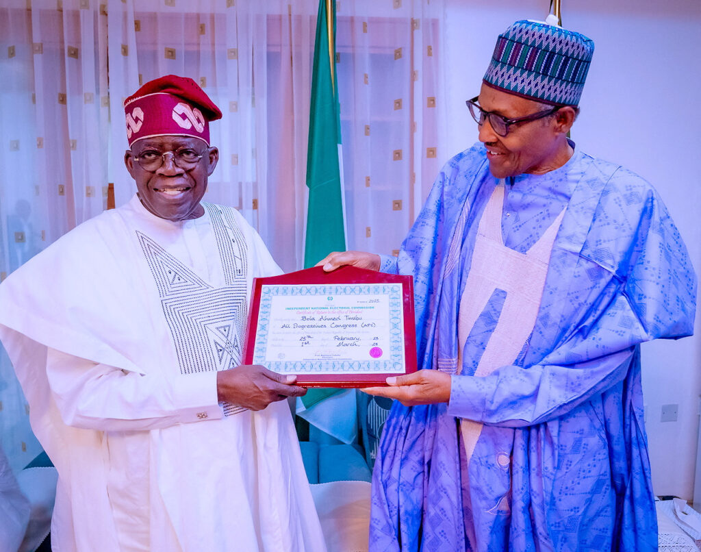 BOLA AHMED TINUBU WINS ELECTION TO BECOME NIGERIA’S 16th HEAD OF STATE