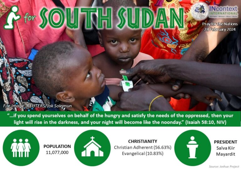 PRAY FOR SOUTH SUDAN
