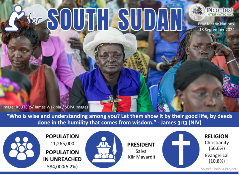 PRAY FOR SOUTH SUDAN