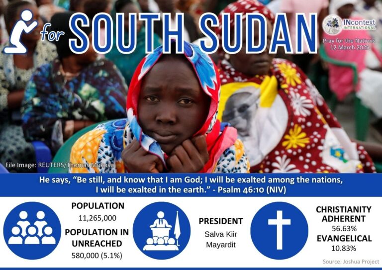PRAY FOR SOUTH SUDAN
