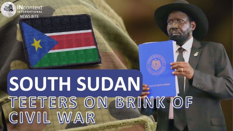 PRAY AS SOUTH SUDAN TEETERS ON BRINK OF CIVIL WAR
