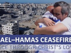 ISRAEL–HAMAS CEASEFIRE: CELEBRATION & SHARING CHRIST’S LOVE