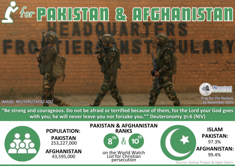 PRAY FOR PAKISTAN & AFGHANISTAN