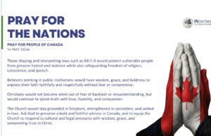 PRAY FOR THE PEOPLE OF CANADA