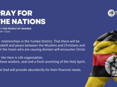 PRAY FOR THE PEOPLE OF UGANDA