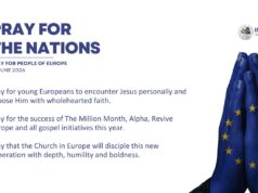 PRAY FOR THE PEOPLE OF EUROPE