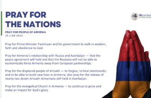 PRAY FOR THE PEOPLE OF ARMENIA
