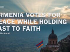 ARMENIA VOTES FOR PEACE WHILE HOLDING FAST TO FAITH