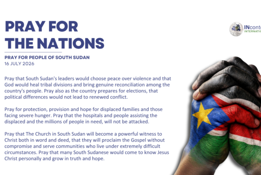 PRAY FOR PEOPLE OF SOUTH SUDAN