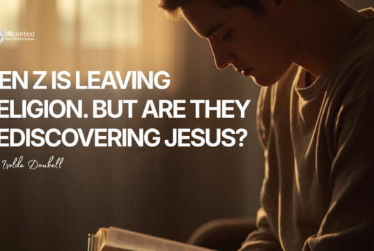 GEN Z IS LEAVING RELIGION. BUT ARE THEY REDISCOVERING JESUS?