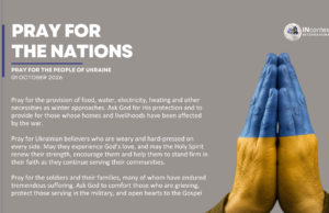 PRAY FOR THE PEOPLE OF UKRAINE