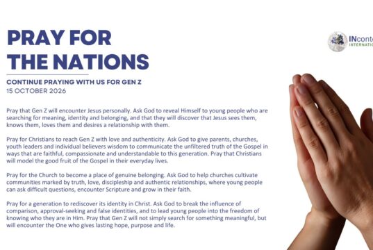 CONTINUE PRAYING WITH US FOR GEN Z